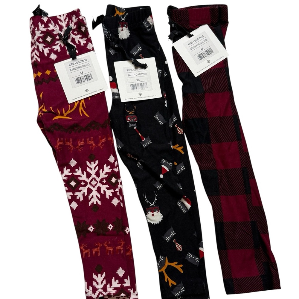Agnes & Dora Kids Leggings - Holiday Bundle Size XS (2T) NWT